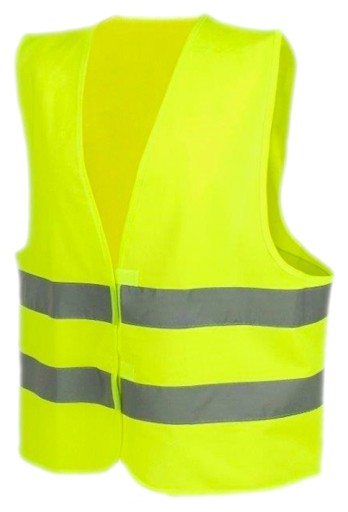 UPOZORNENIE ŽLTÁ ŽLTÁ REFLEXNÁ VESTA B9N86