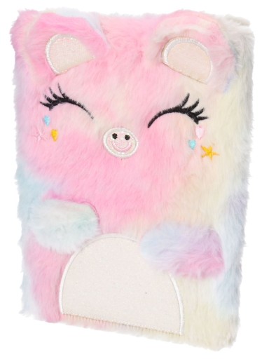 PIGGY zápisník, plyšový obal, diár 5525