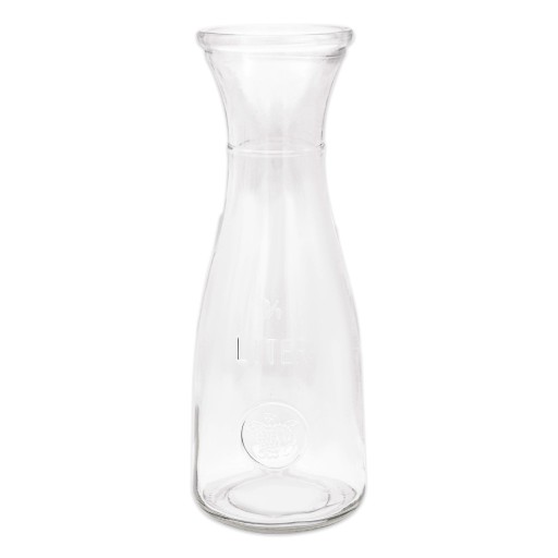 Sklenená karafa Tragar Amber 900 ml na vodu, džúsy, nápoje, limonády