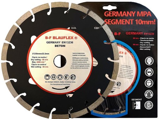 Diamantový kotúč DRY WET segment BLAUFLEX 230