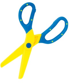 PLASTOVÉ ŠKOLSKÉ NOŽNICE GR-1510 13cm FIORELLO
