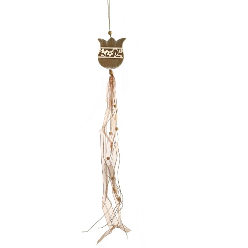 DREVENÝ KVETOVÝ PRÍvesok 60CM Veľkonočná figúrka