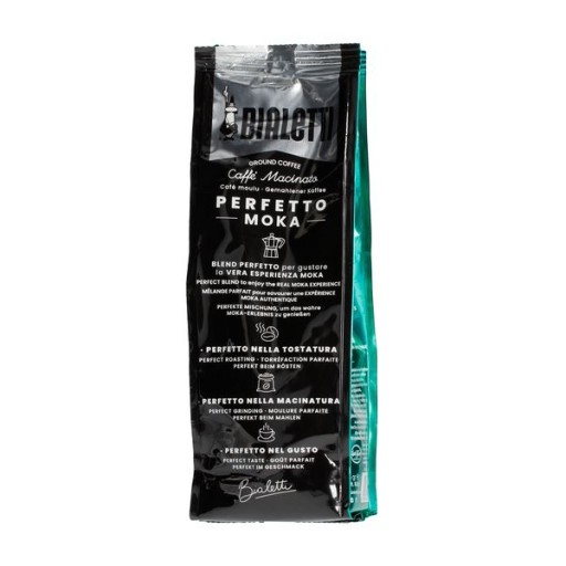 Bialetti Perfetto Moka DEKA mletá káva 250 g bez kofeínu