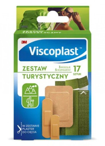 Sada obväzových náplastí Viscoplast 17 ks