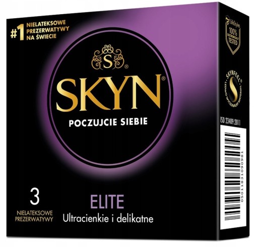 UNIMIL SKYN ELITE Super THIN kondómy 3 ks