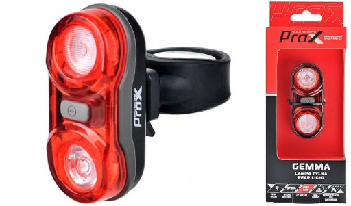 Zadné svetlo /batéria/ PROX GEMMA 2 x 0,5W LED diel