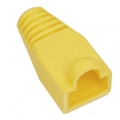 RJ45 modulárny kryt zástrčky žltý x20 ks