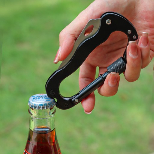 MULTITOOL OSTRÝ KARABÍNOVÝ Nôž 6V1 PREŽITIE