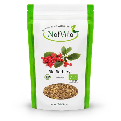 Berberis BIO Root Chopped Organic Berberine Metabolism 65g NatVita