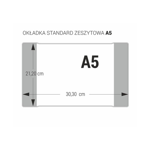 4x obal na zošit A5 s farebnými záložkami