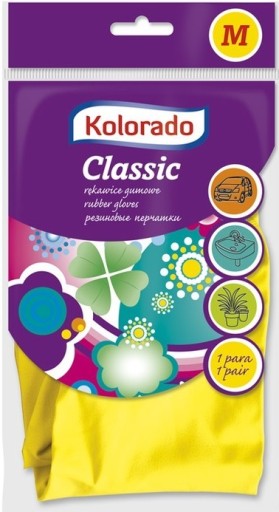 Colorado - Gumové rukavice pre domácnosť, žlté - M