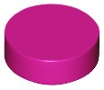 LEGO TILE 98138 1x1 purpurová (1g) 1 ks.