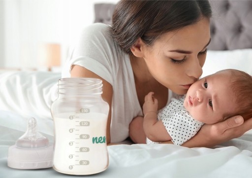 Neno ANTIKOLICKÁ FĽAŠA 150 ml + SILIKÓNOVÝ CUVNÍK 0-3 m Fľaša