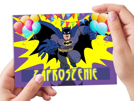 BATMANOVÁ POZVÁNKA NA NARODENINY DIEŤAŤA + OBÁLKA ZDARMA
