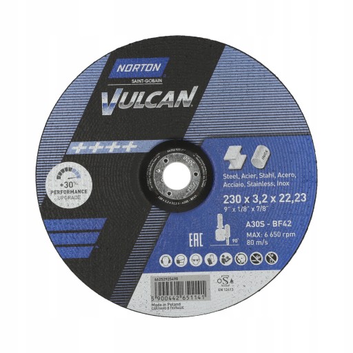 FLEX SHIELD 42 230x3,2x22,2 A 30 S VULCAN NORTON