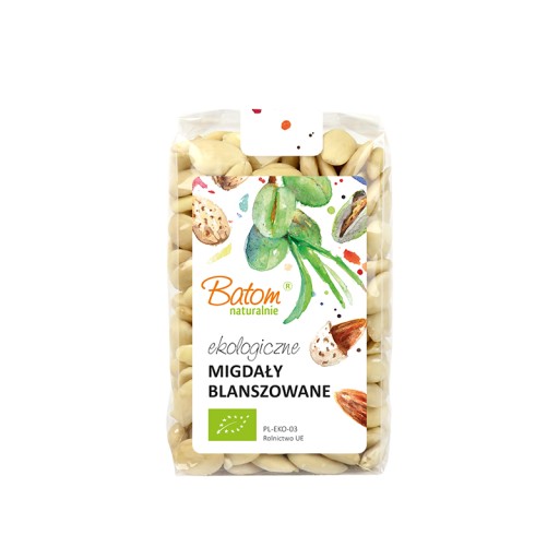 BIO BLANCHOVANÉ mandle celé 125 g Batom