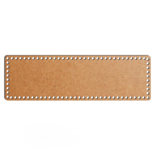 šedý základný košík dno 16x52cm HDF obdĺžnik