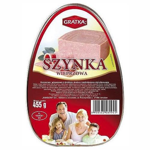 Gratka bravčová šunka 455g