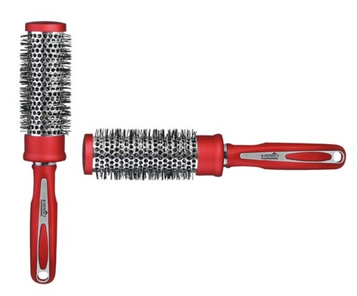 Okrúhla prelamovaná kefa na úpravu vlasov 34/48 mm séria REED RED