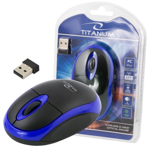 Bezdrôtová USB MYŠ TITANUM VULTURE 2,4 GHz