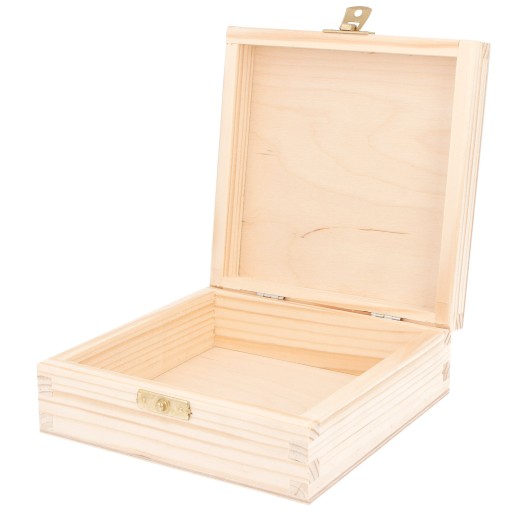 Drevený box kontajner 12x12 DECOUPAGE LOCK