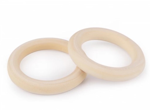 Drevený kruh 40mm prirodzené svetlo 1 ks.