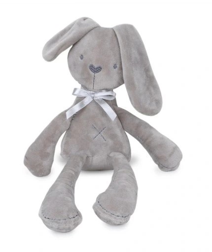 Plyšový maskot králika v ružových šatách, 42 cm