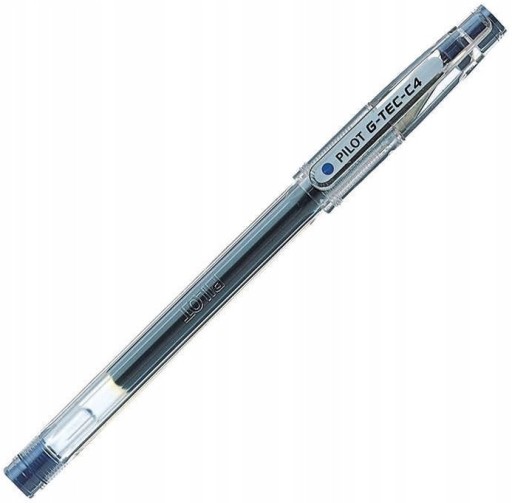 KONCOVÝ GUĽOVÝ BOD - PILOT G-TEC-C4 - ULTRA JEMNÝ 0,4 mm - MODRÁ