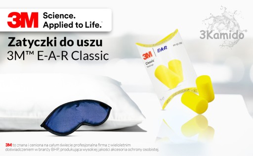 Zátkové chrániče sluchu 3M Ear Classic 10 párov