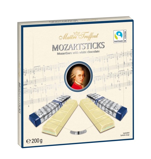 Maitre Truffout Mozart Sticks White Chocolate