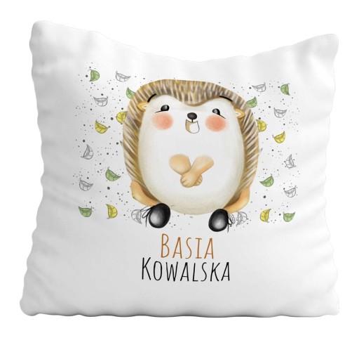 Vankúšik do škôlky pre dieťa + Meno JEŽKO