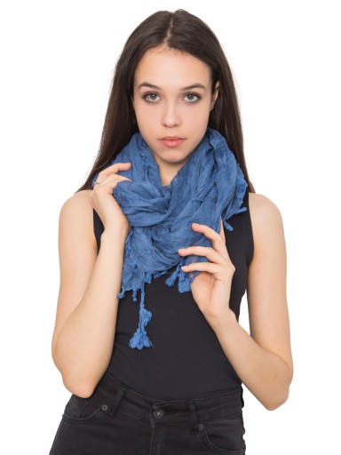 Dámsky šál, šál, BANDANA, so strapcami
