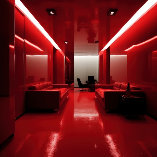 COB 480LED pásik LED 1m 12V Neon Line Červený