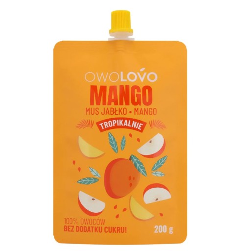 Owolovo Tropická pena s príchuťou mango jablko 200 g