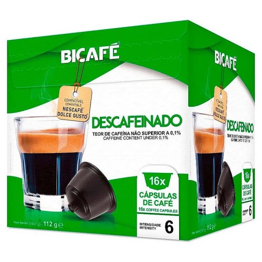 Kapsule Bicafe DECAFFEINATO pre Dolce Gusto 16