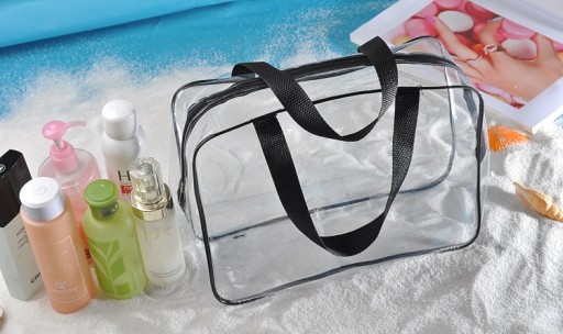 Kozmetická taštička 3 ks Travel Organizer Transparent