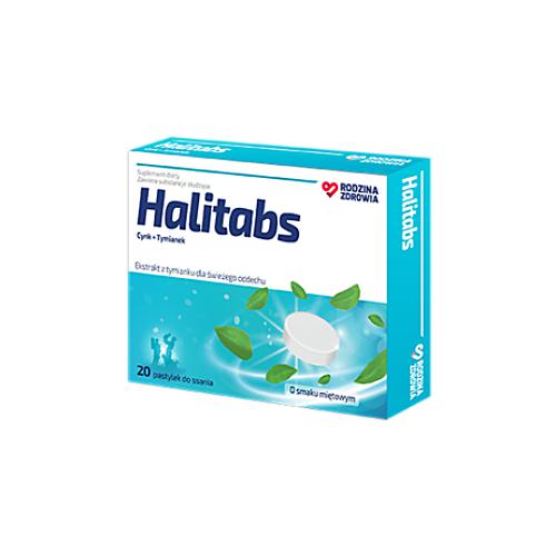 Halitabs 20 pastiliek, Svieži dych