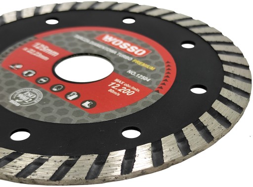 TURBO DIAMANTOVÝ KOTÚČ DO BETÓNOVEJ KOCKY 125 10mm