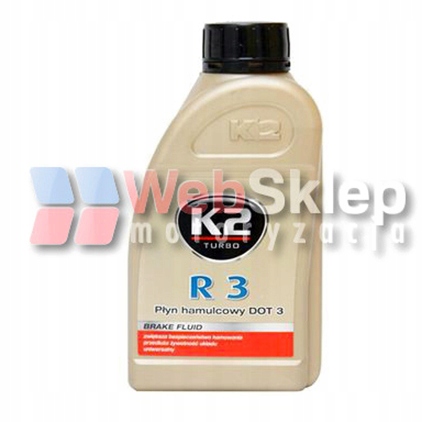 K2 TURBO R3 DOT3 500 ML UNIVERZÁLNA N1I00 ŠUNKOVÁ KVAPALINA