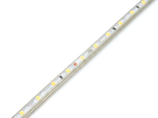 LED PÁS 230V 2835 60LED 1M IP68 6W NEUTRÁLNA BIELA