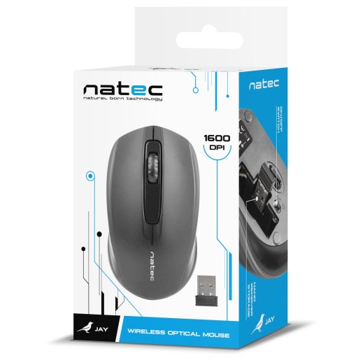 Bezdrôtová optická myš NATEC JAY USB 1600D