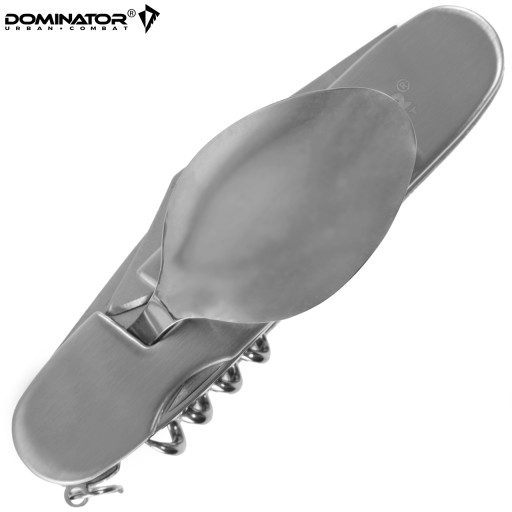 Vreckový nôž Tourist Essentials DOMINATOR 6v1 príborový nôž lyžička vidlička