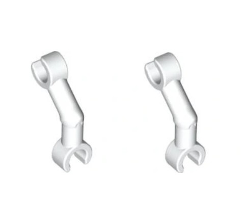 LEGO 93061 ARM Skeleton biela Novinka (1g) 2 ks.