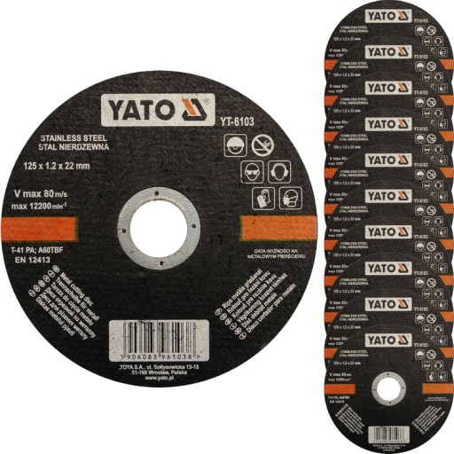 DISK NA NEREZ 125x1,2x22mm 10 KS