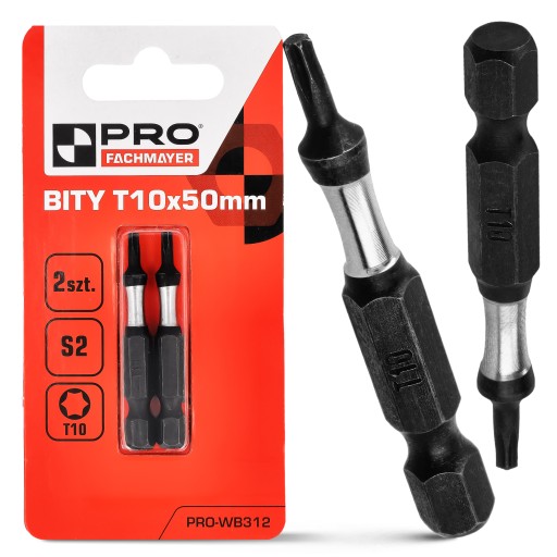 NÁRAZOVÉ HROTY ÚRAZOVÝ BIT SILNÝ SKRUTKOVACÍ BIT TX10 50 MM