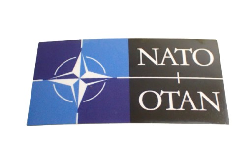NÁLEPKA NATO NÁLEPKA 6 x 3 cm