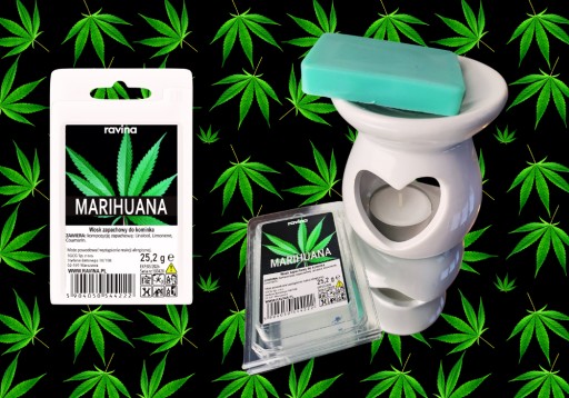 MARIHUANA 25g VOŇANÝ VOSK KONOPA VONNÁ KONOPA NA VOŇANÝ KRB