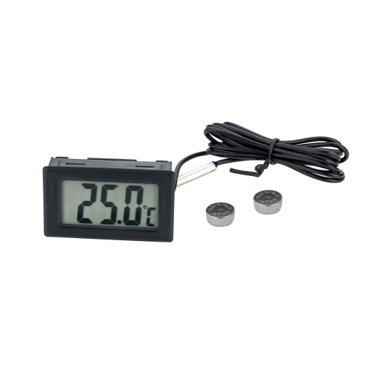 LCD panelový teplomer so sondou -50°C +110°C