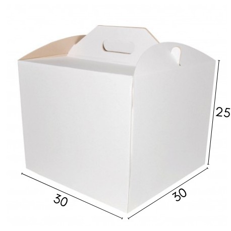 VYSOKÝ BOX NA TORTY 30x30x25 VYS