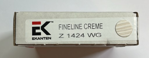 Nábytková zátka Egger Fineline Creme 1424 WG
